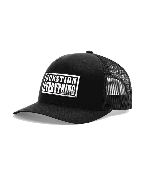 Question Everything Hat via AJ Store