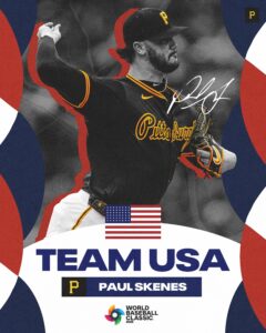 Paul Skenes to Represent Team USA in 2026 World Baseball Classic