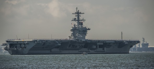 USS Theodore Roosevelt CVN 71 Arrival From Sea Trials